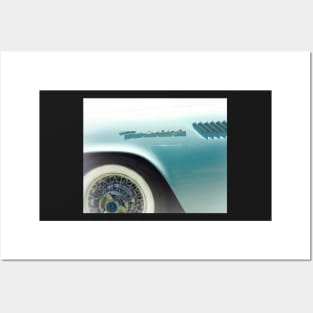 Powder Blue Thunderbird Classic Car Posters and Art